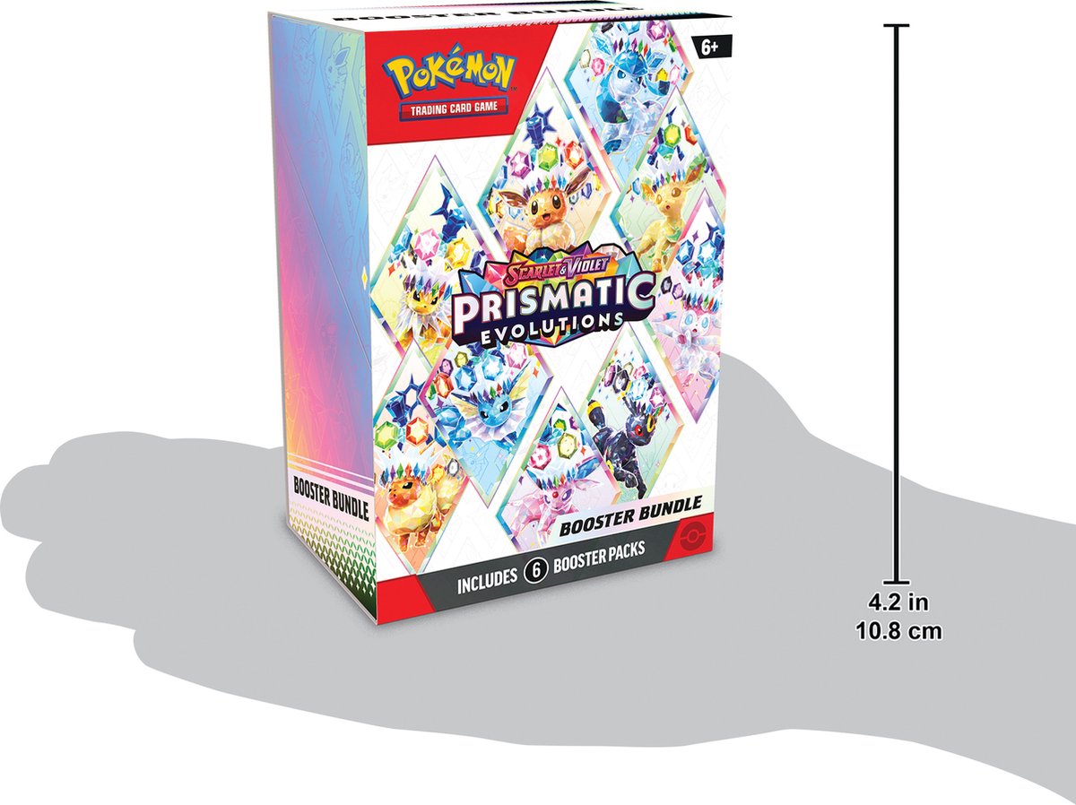 Pokémon Scarlet & Violet - SV08.5 - Prismatic Evolutions - Booster Bundle - Pokémon kaarten - Trading Cards
