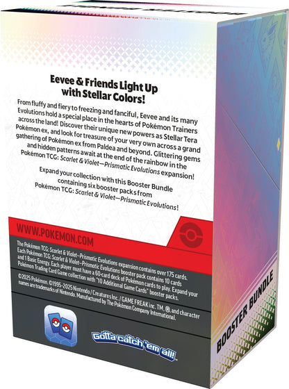 Pokémon Scarlet & Violet - SV08.5 - Prismatic Evolutions - Booster Bundle - Pokémon kaarten - Trading Cards